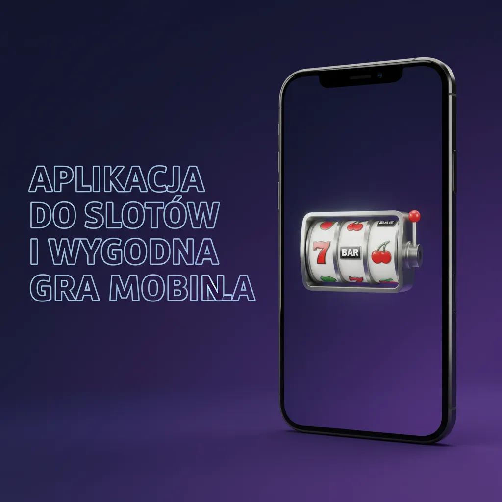 Ekran smartfona z aplikacją slotów: siatka gier, filtry, tryb demo/płatny, wpłata i podgląd wygranych