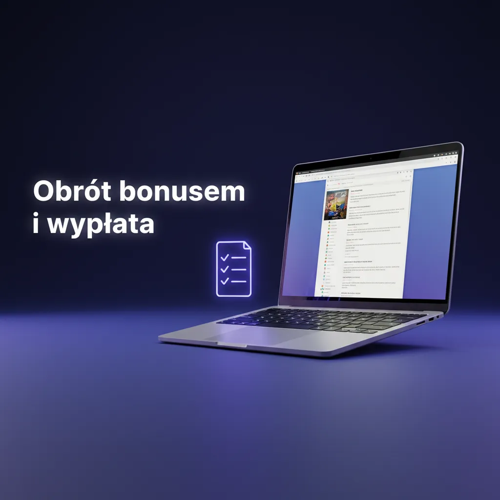 Infografika: obrót bonusem Slottyway – saldo gotówkowe/bonusowe, wymóg 40x, wkład gier, limit stawki, ważność, KYC.