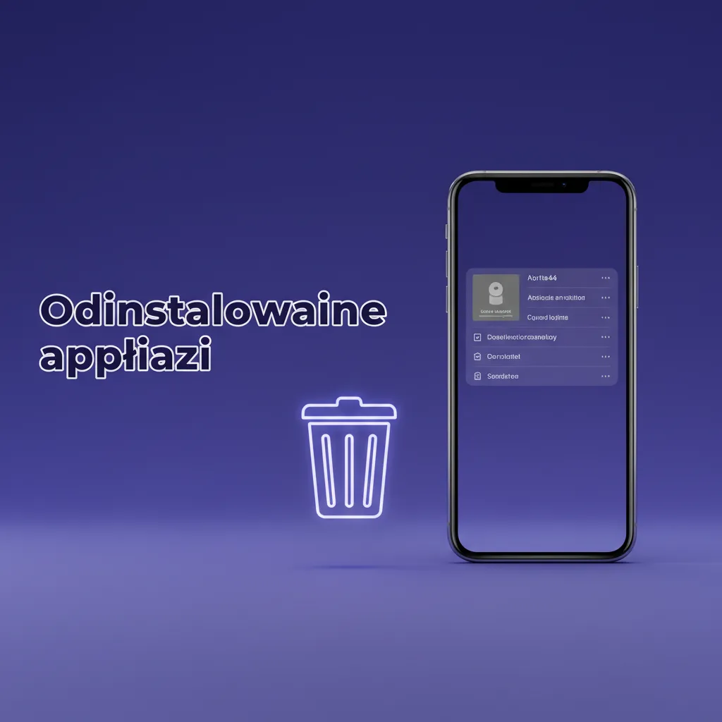Android: przytrzymaj ikonę, Odinstaluj; iOS (PWA): przytrzymaj ikonę, Usuń zakładkę; opcjonalnie wyczyść dane